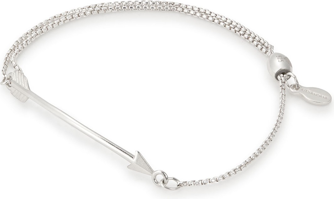 Alex and Ani Arrow Pull-Chain Bracelet, Silver