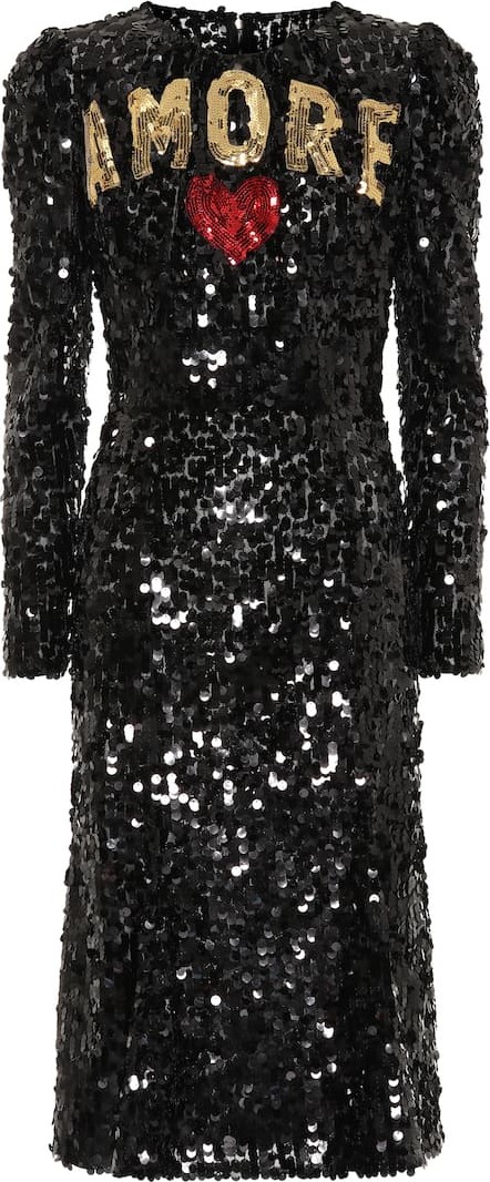 Dolce & Gabbana Sequined midi dress