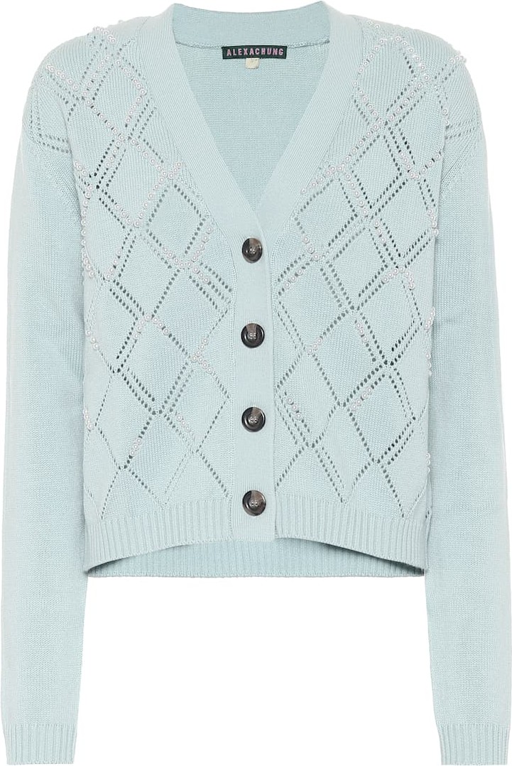 Alexachung Mabel wool and cotton cardigan