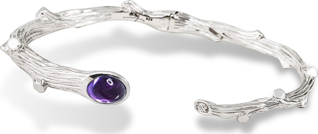 Michael Aram Enchanted Forest Amethyst & Diamond Bracelet