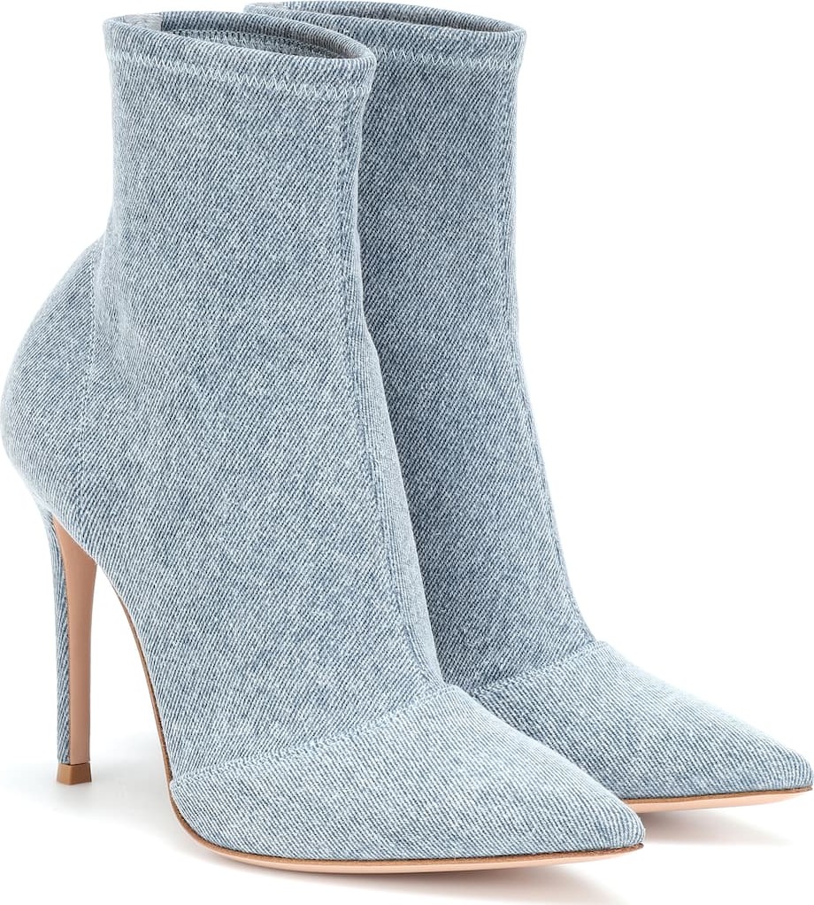 Gianvito Rossi Elite denim ankle boots