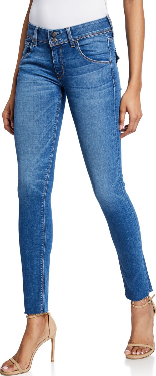Hudson Collin Mid-Rise Skinny Ankle Jeans
