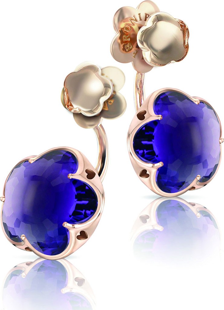 Pasquale Bruni Bon Ton 18k Rose Gold Amethyst Earring Jackets