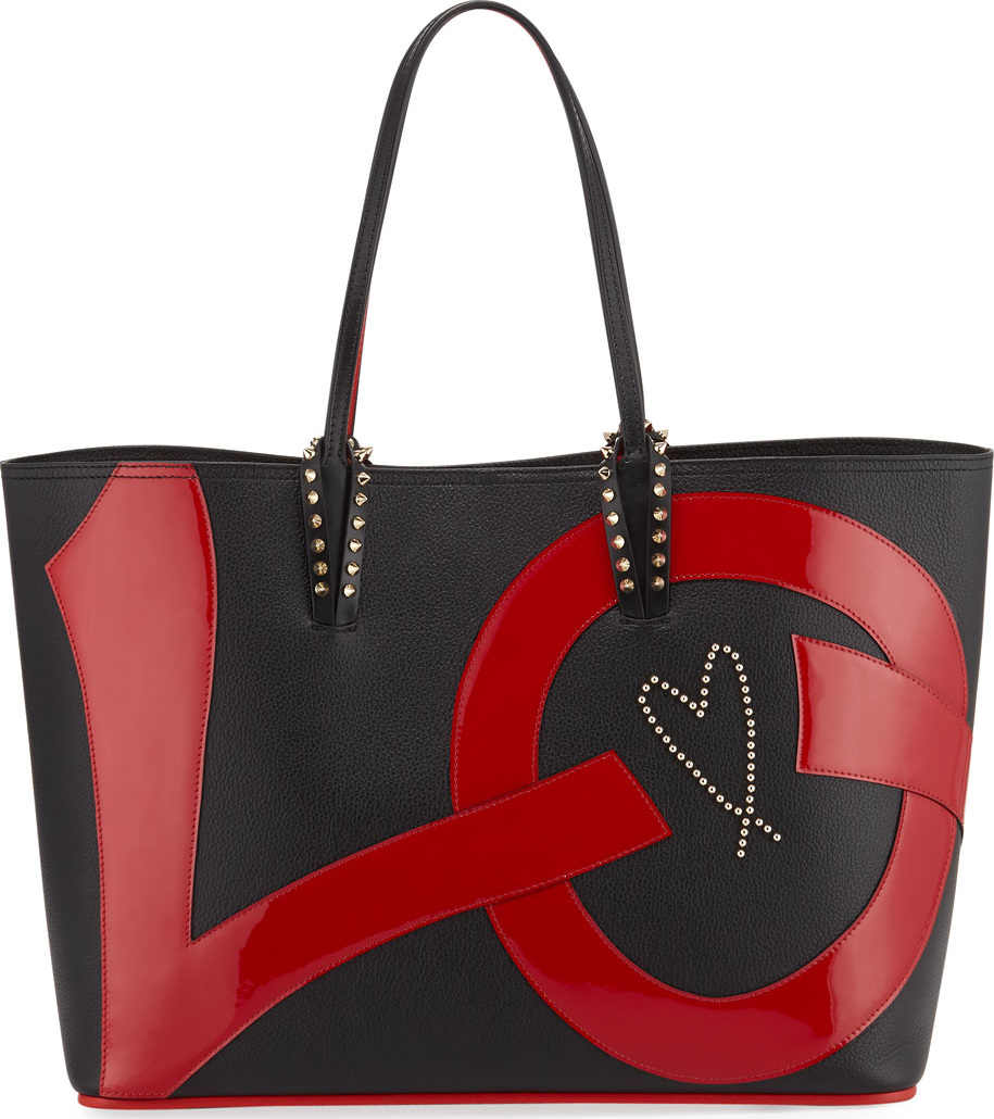 Christian Louboutin Cabata Love Calf Empire Paris Tote Bag