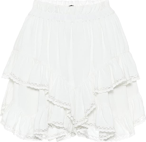 Isabel Marant Leocadia high-rise crêpe shorts