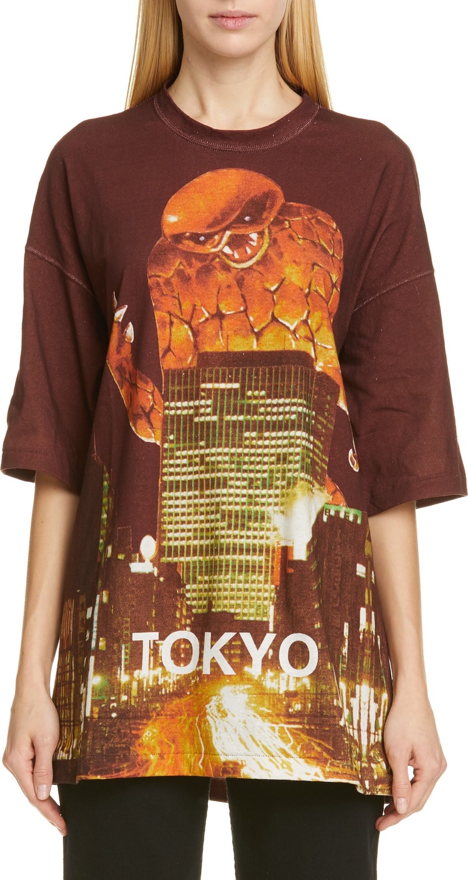 Undercover Godzilla City Oversize Tee