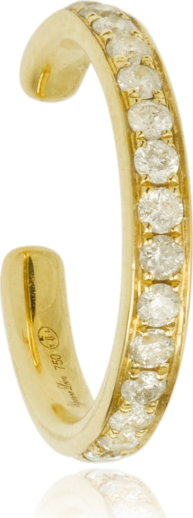 Yvonne Leon Grey Diamond Ear Cuff