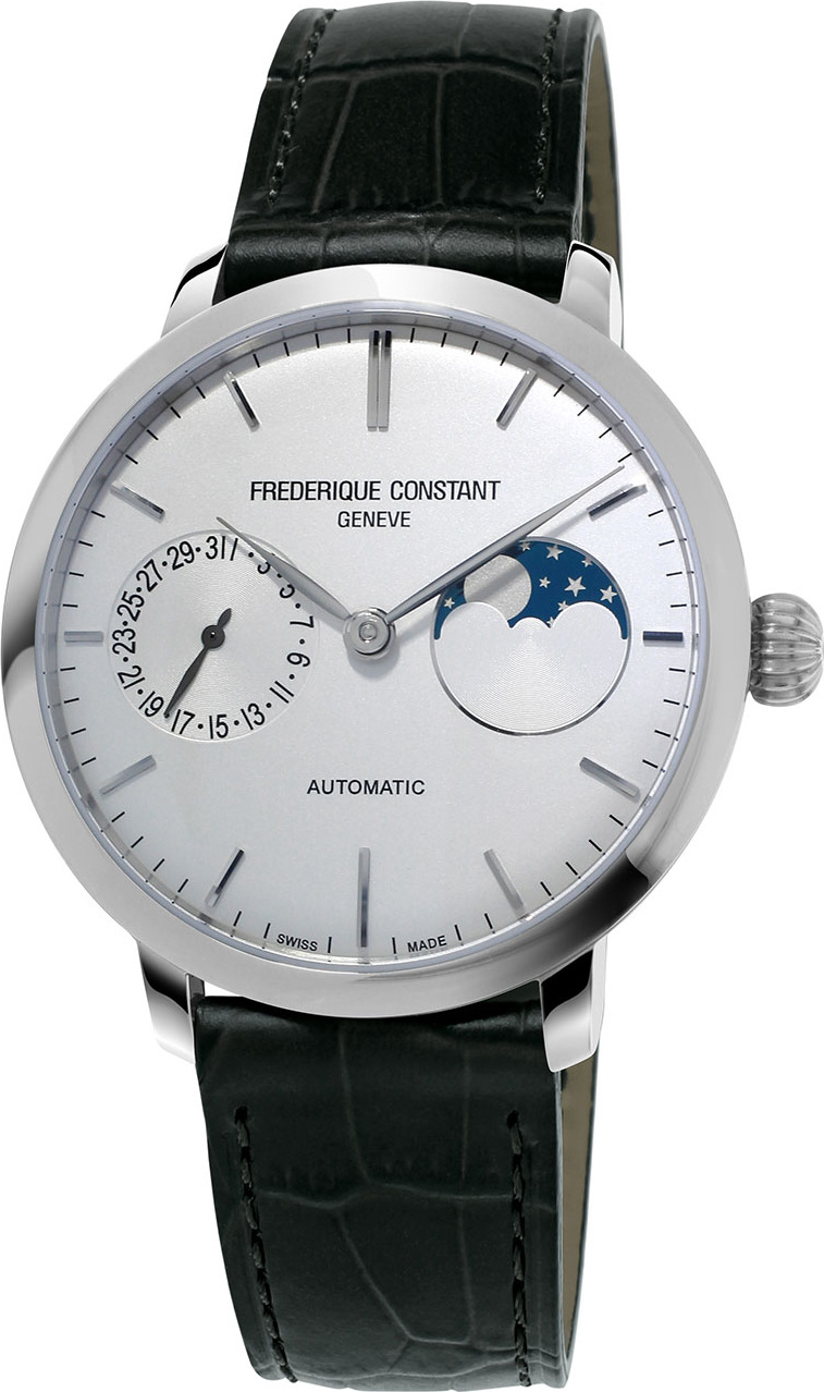 Frederique Constant 38,8mm Slimline Manufacture Moonphase Watch