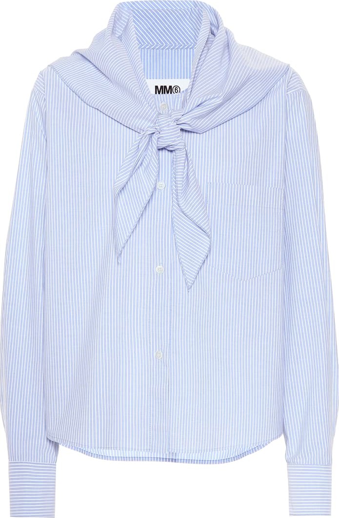 MM6 Maison Margiela Striped cotton shirt