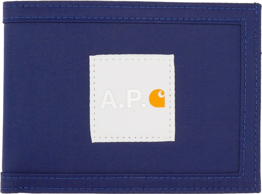 A.P.C. Indigo Carhartt WIP Edition Card Holder