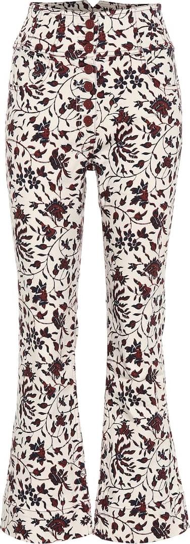Ulla Johnson Ellis high-rise cropped jeans
