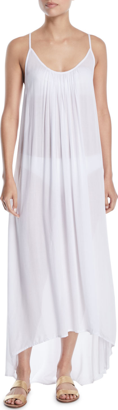 MIKOH Biarritz High-Low Maxi Coverup Dress