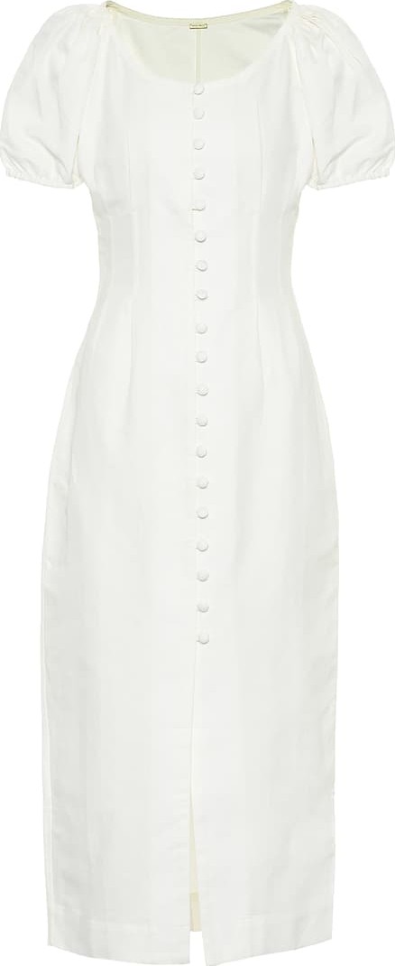 Cult Gaia Charlotte cotton and linen dress