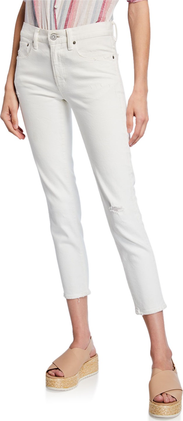 Moussy Velma Cropped Mid-Rise Skinny Jeans