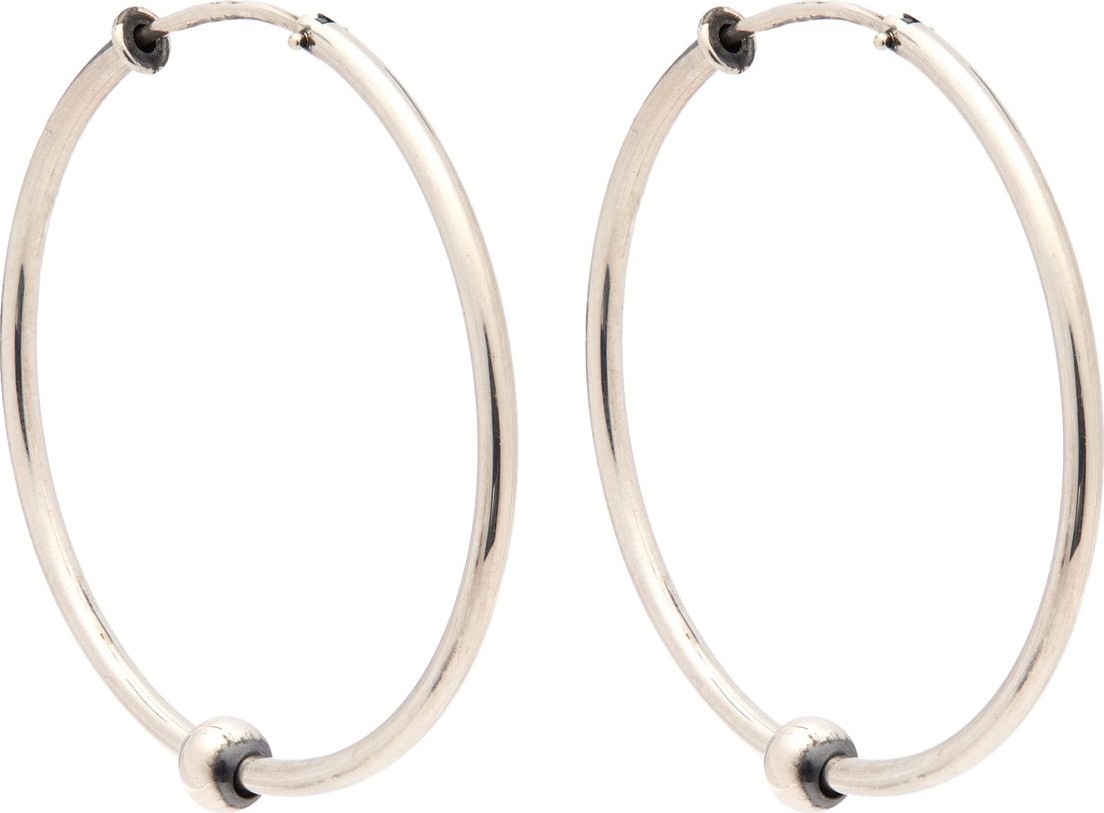 Bottega Veneta Silver hoop earrings