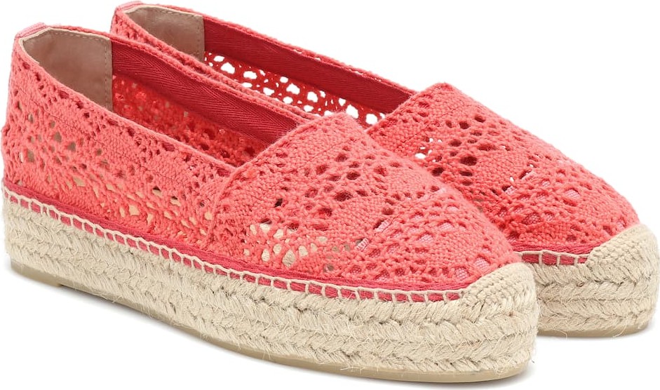 Castaner Kenda crochet espadrilles