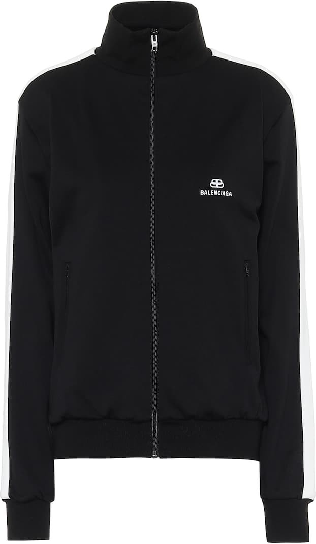 Balenciaga Technical-jersey track jacket