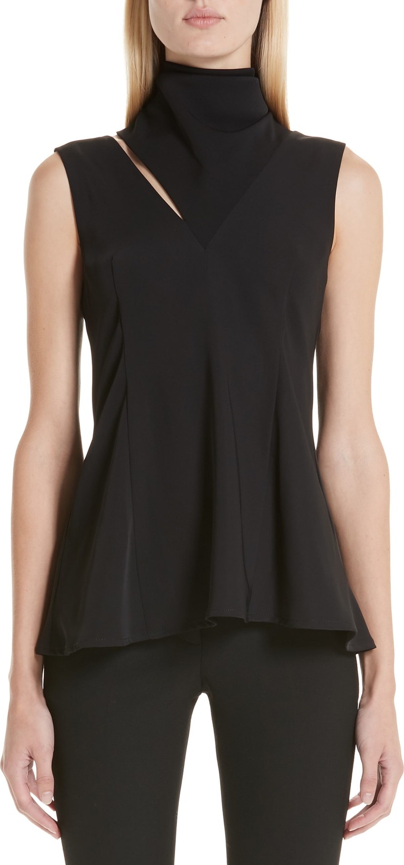Beaufille Funnel Neck Sleeveless Top
