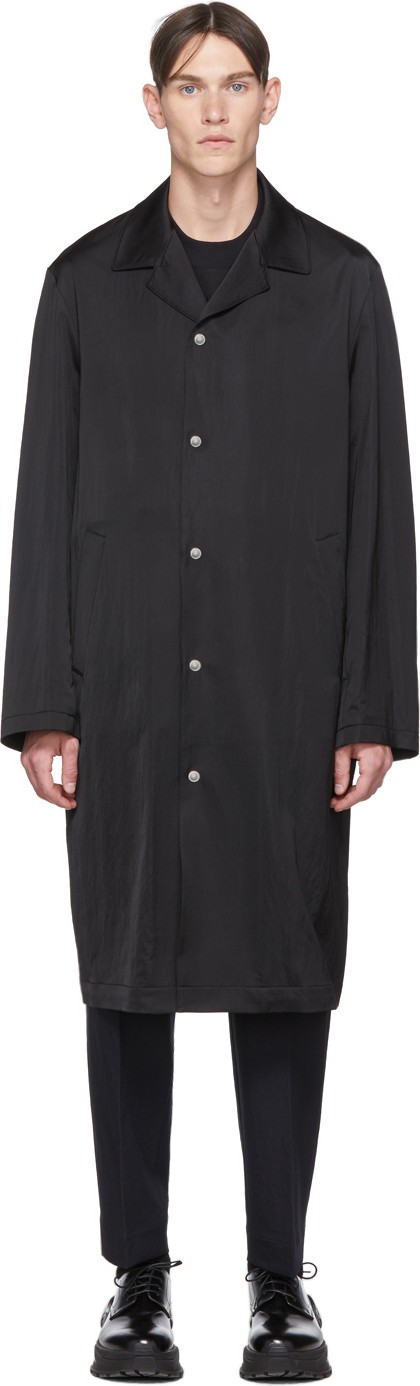 Jil Sander Black Arlo Coat