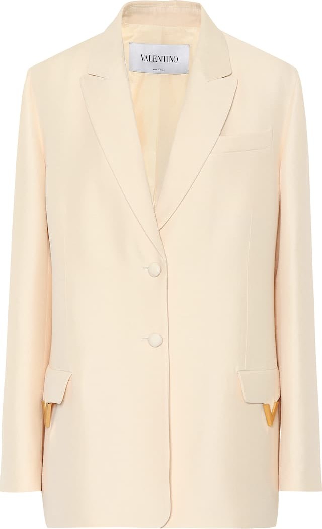 Valentino Silk and wool blazer