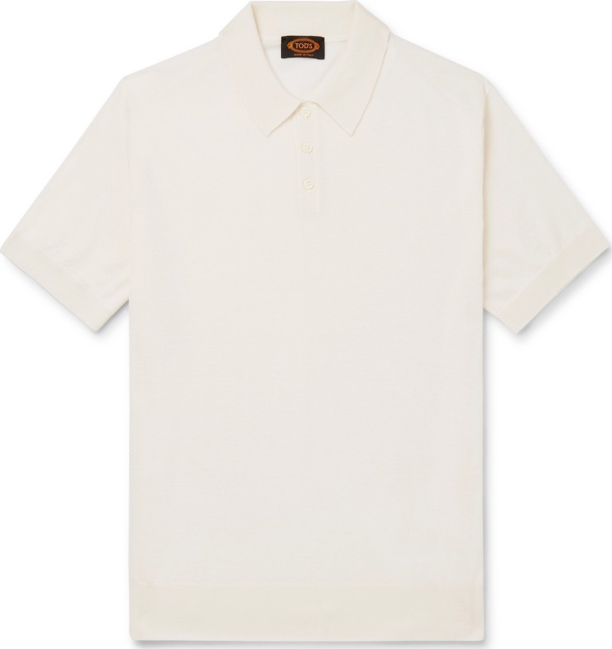 Tod's Merino Wool and Silk-Blend Polo Shirt