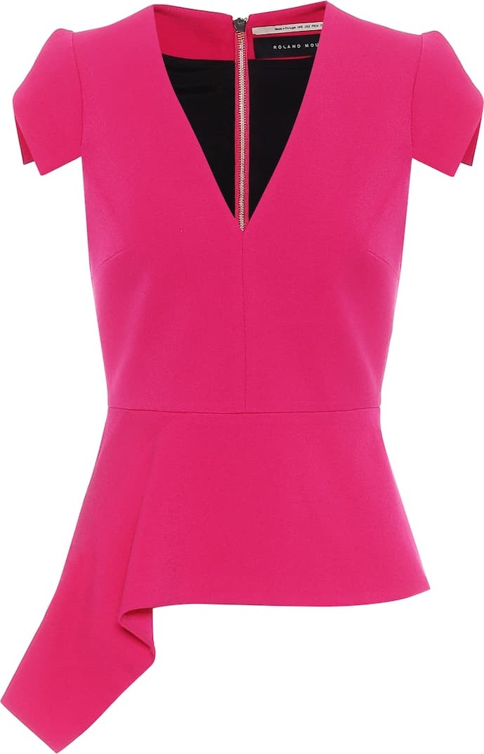 Roland Mouret Breen stretch-crêpe top