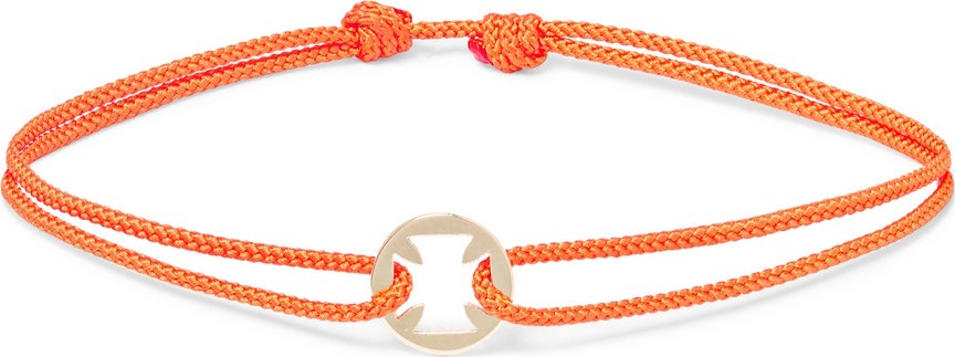 Luis Morais Cord and Gold Bracelet