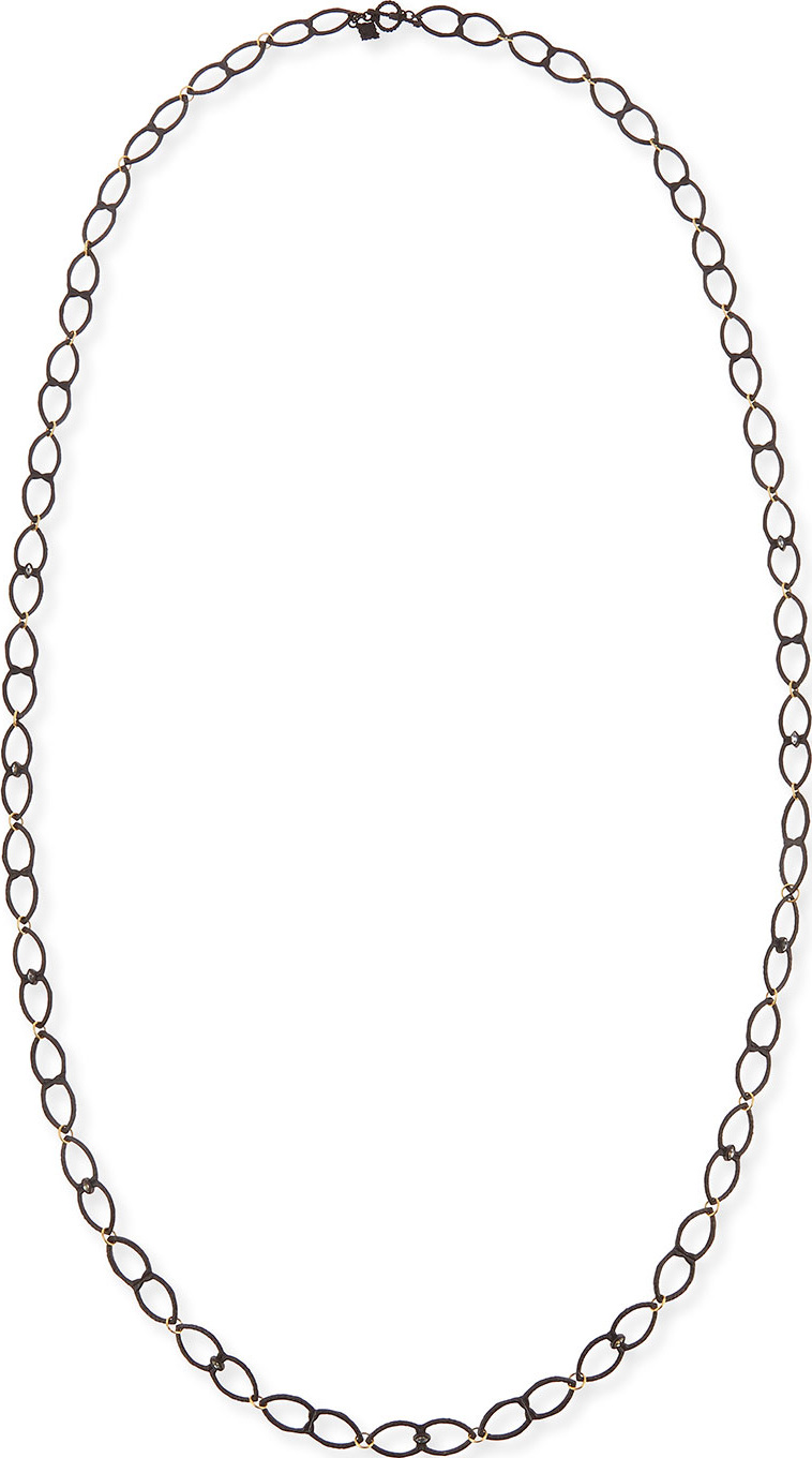Armenta Old World Open Shield Link Necklace