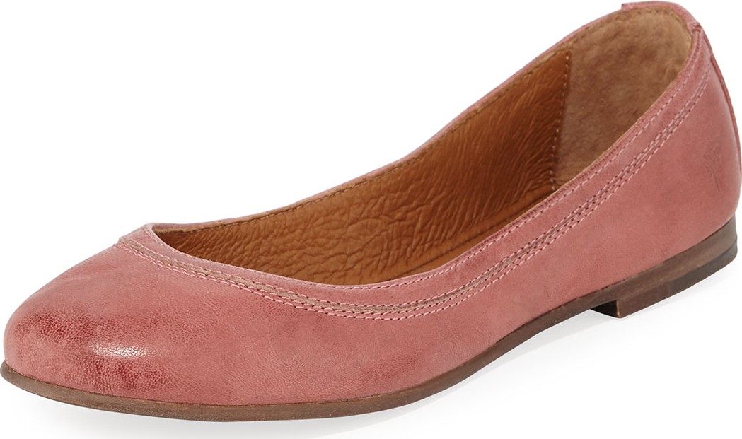 Frye Carson Leather Ballet Flats