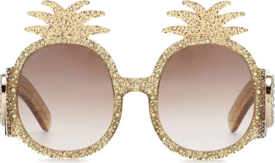 Gucci Embellished round sunglasses