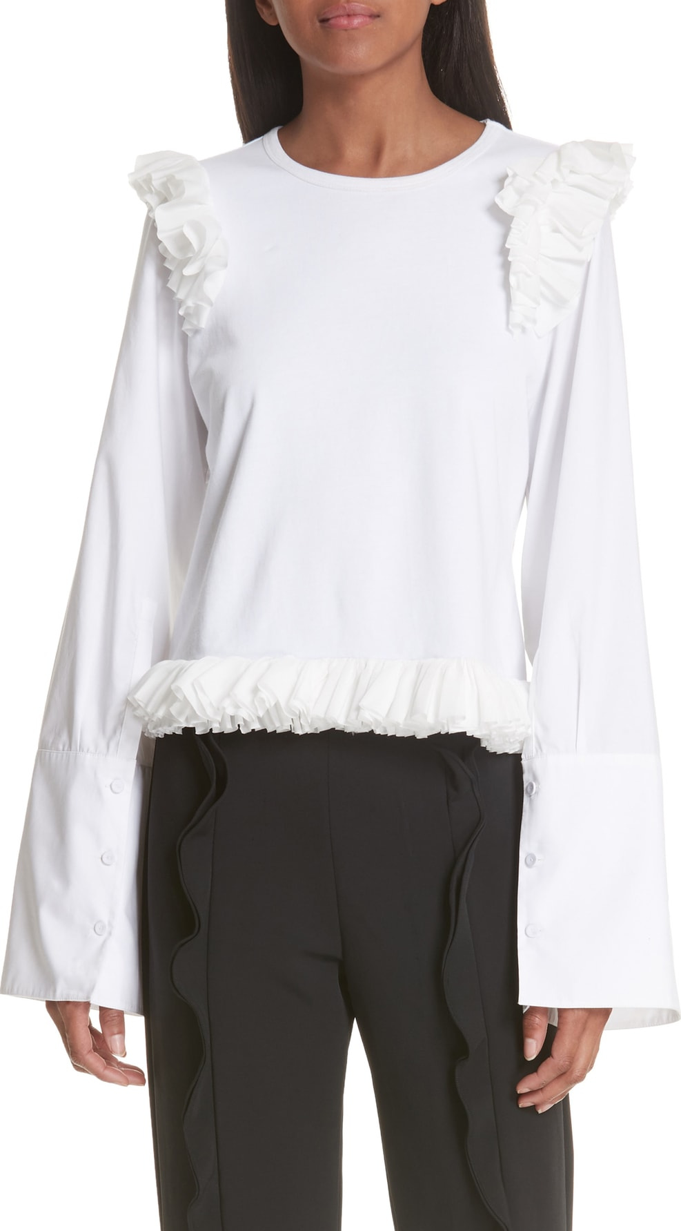 Opening Ceremony Ruffle Top