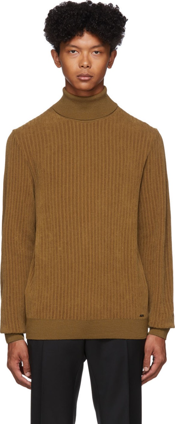 HUGO Brown Slusson Sweater