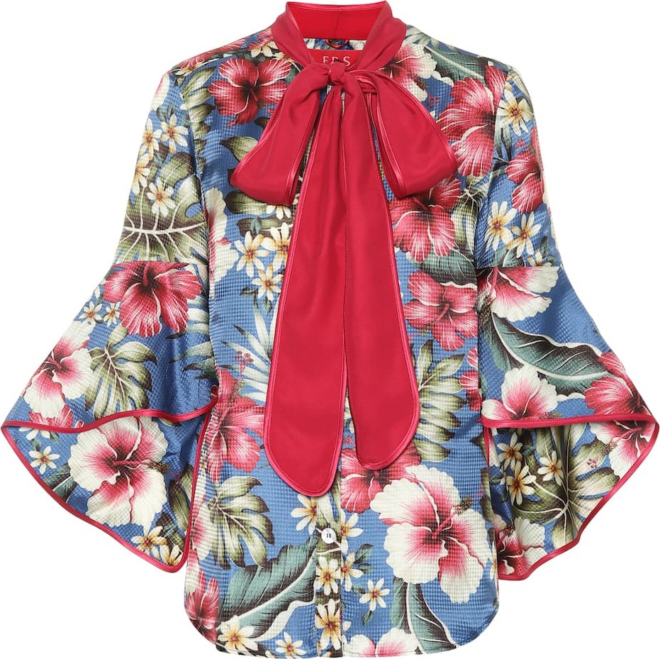 F.R.S For Restless Sleepers Acli silk-blend pajama shirt