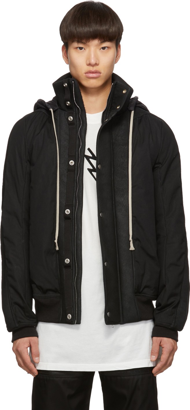 Rick Owens Black Dustulator Jacket