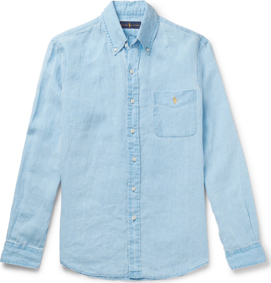 Polo Ralph Lauren Button-Down Collar Linen Shirt