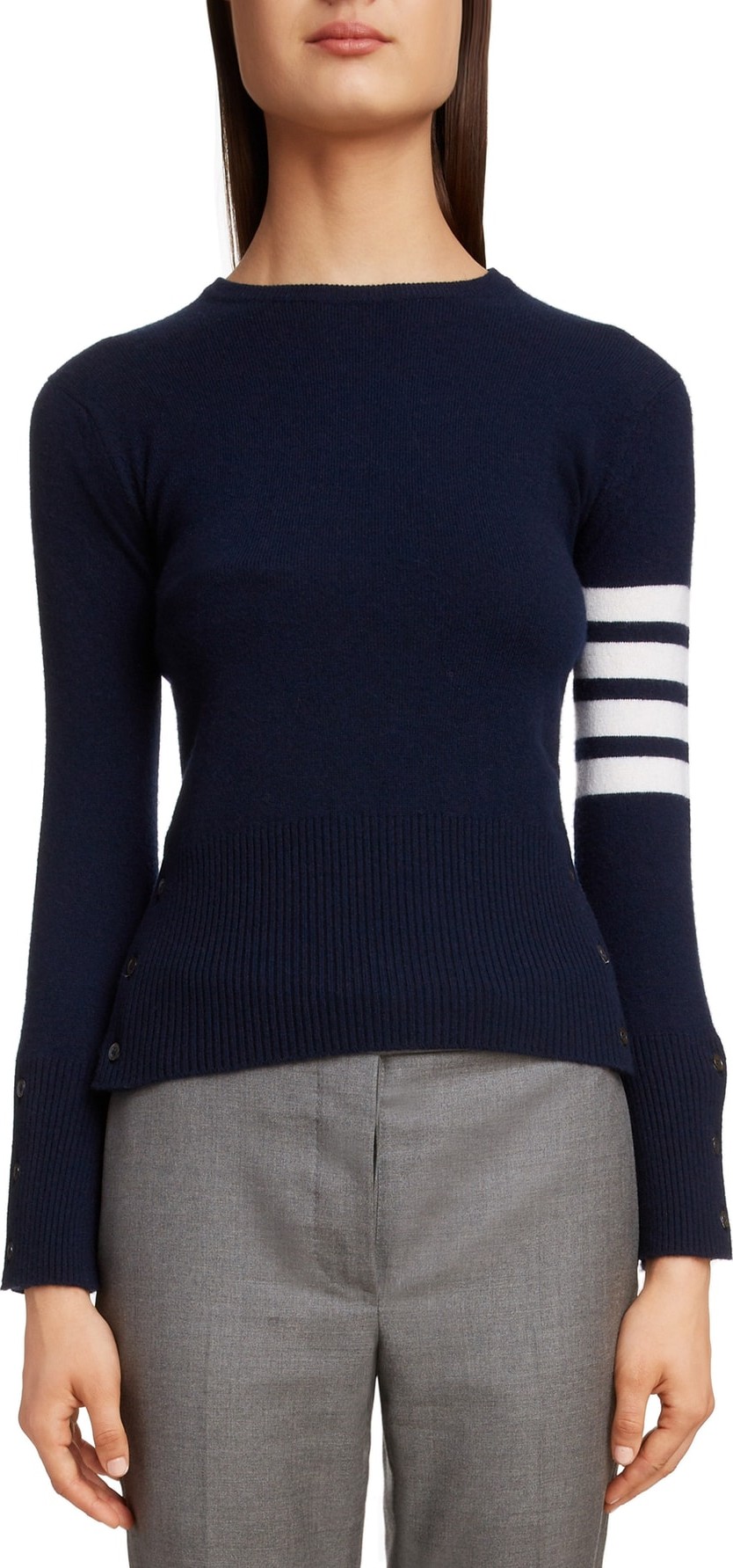 Thom Browne 4-Bar Cashmere Sweater