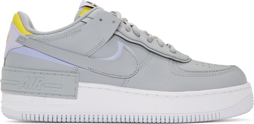 Nike Grey Air Force 1 Shadow Sneakers