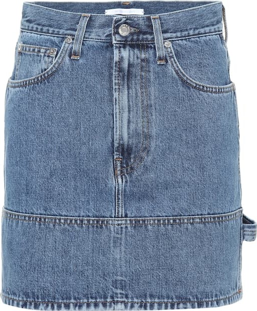 Helmut Lang Denim miniskirt