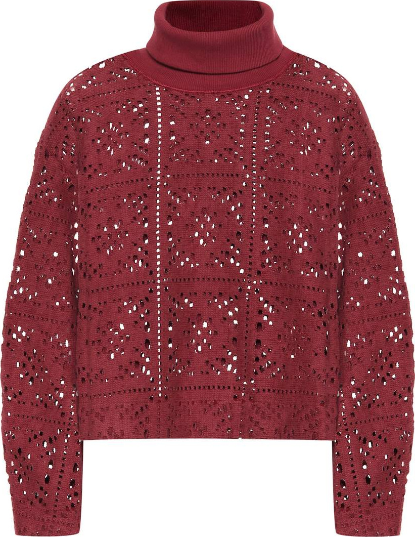 See By Chloé Lace turtleneck sweater