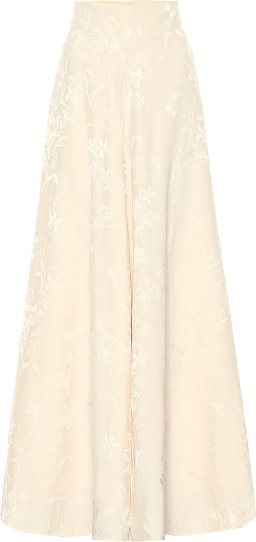 Johanna Ortiz Queen Of Orchids wide leg pants