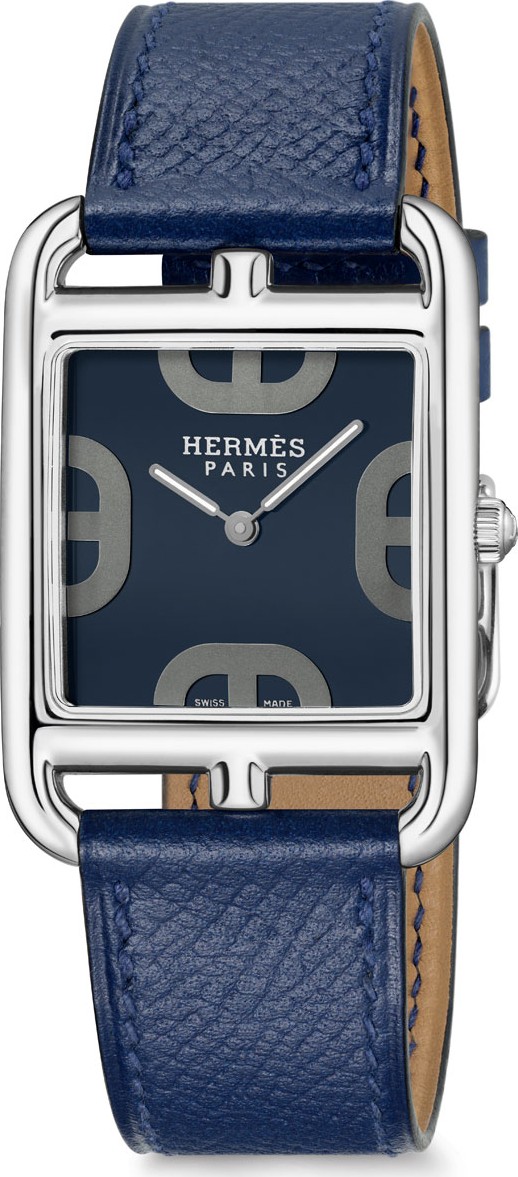 HERMÈS Cape Cod Watch, Stainless Steel & Leather Strap