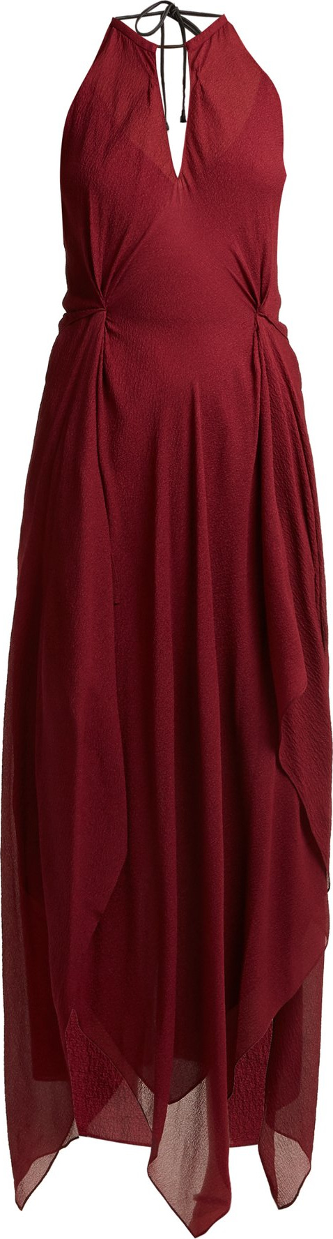 Roland Mouret Risby halterneck silk-crepe dress