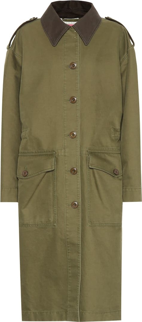 Acne Studios Blå Konst cotton coat