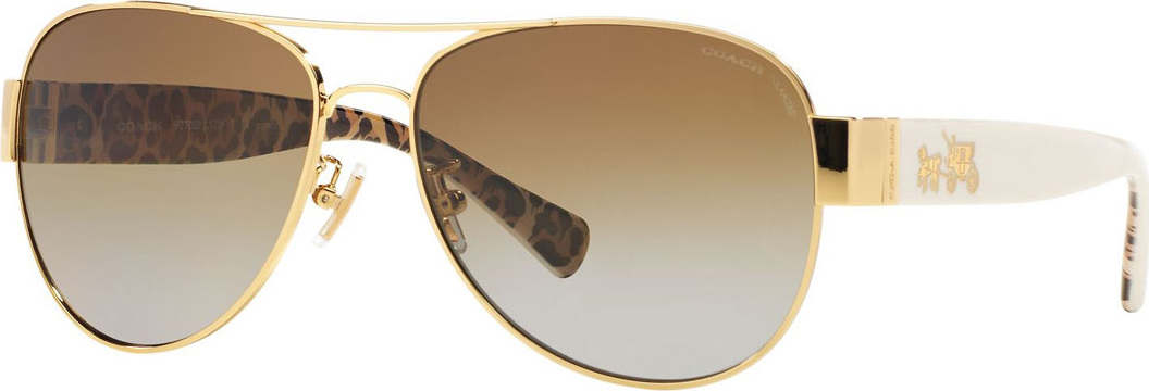 COACH Gradient Aviator Sunglasses