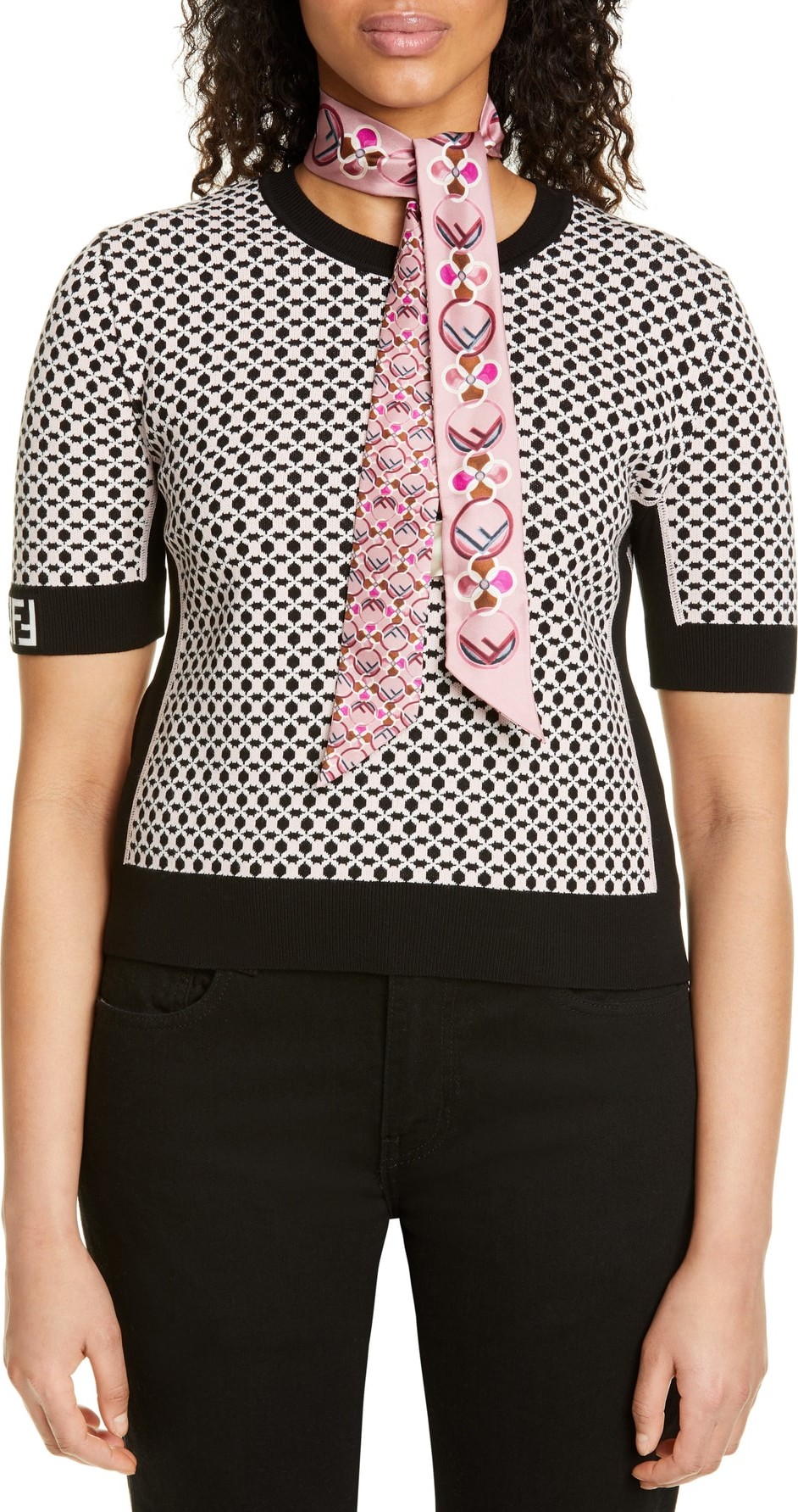 Fendi F is Fendi Wrappy Silk Scarf