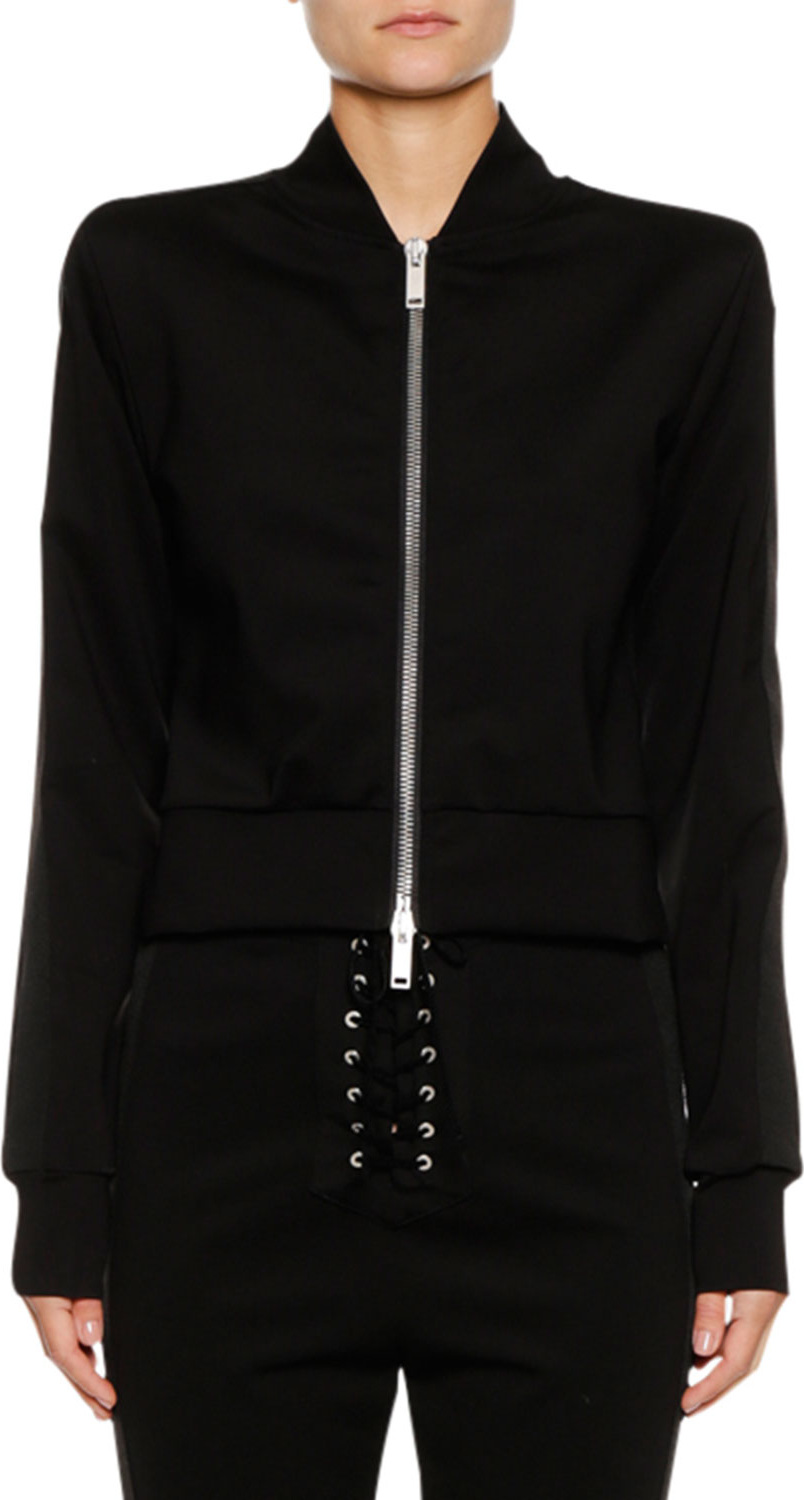 Unravel Zip-Front Side-Stripe Track Jacket