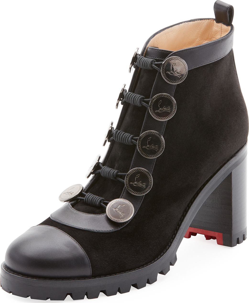 Christian Louboutin Alphabouton High Red Sole Bootie