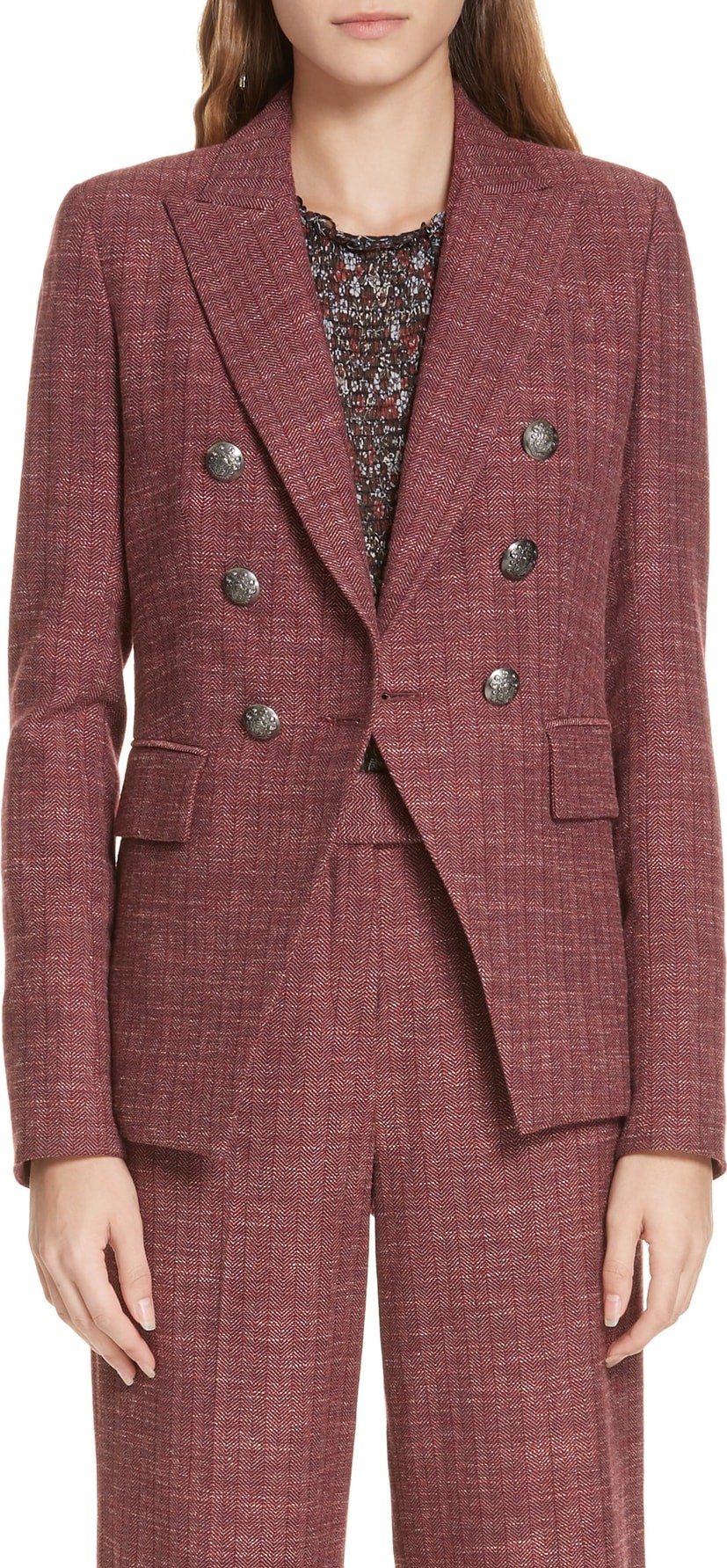 Veronica Beard Miller Wool Blend Dickey Jacket