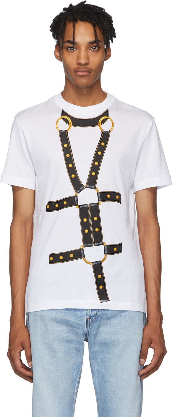 Versace White Bondage T-Shirt