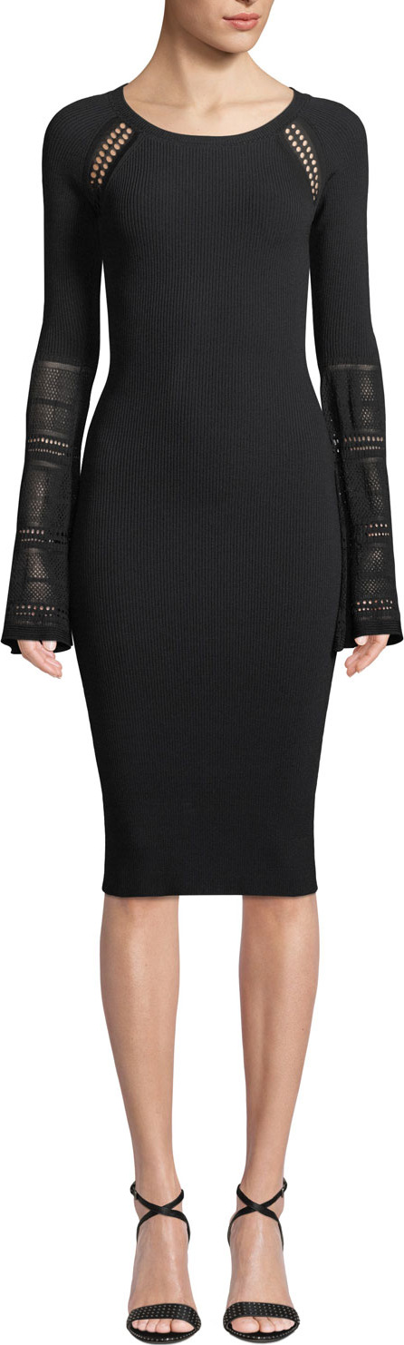 ZAC Zac Posen Jill Long-Sleeve Sweater Dress